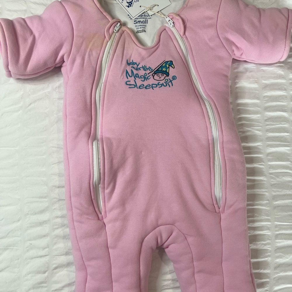 Magic Sleepsuit Pink Baby Pajama